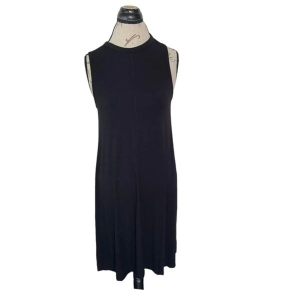 Time and Thru Womens Black Dress Size Medium Size 8-10 Stretch Sleeveless Autumn - Picture 1 of 12